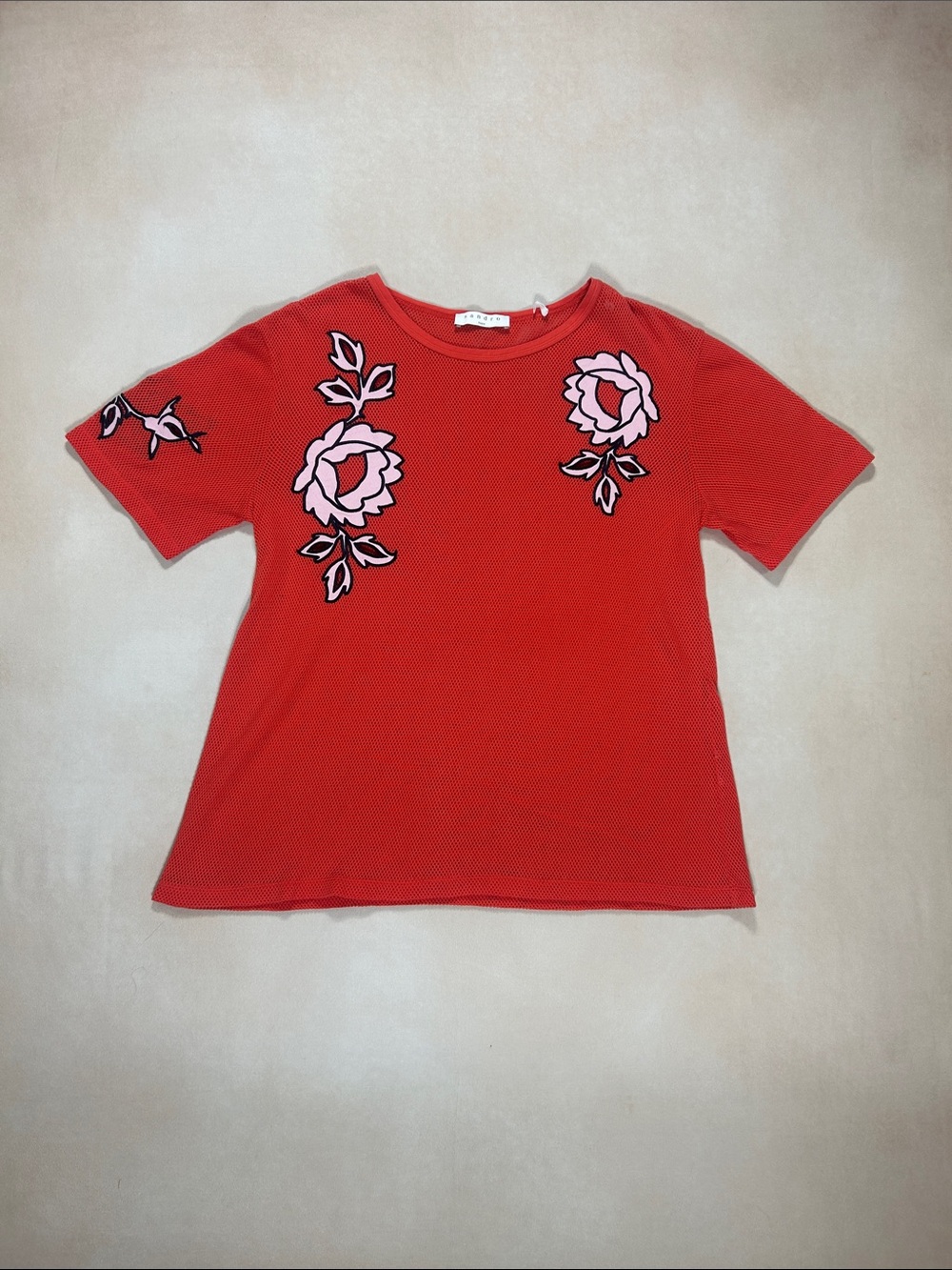 Sandro mesh shirt